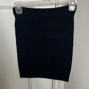 Bebe Small Black Mini Skirt